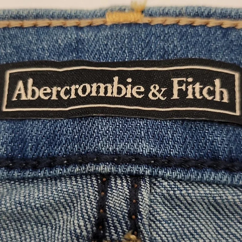 Abercrombie & Fitch distressed spattered